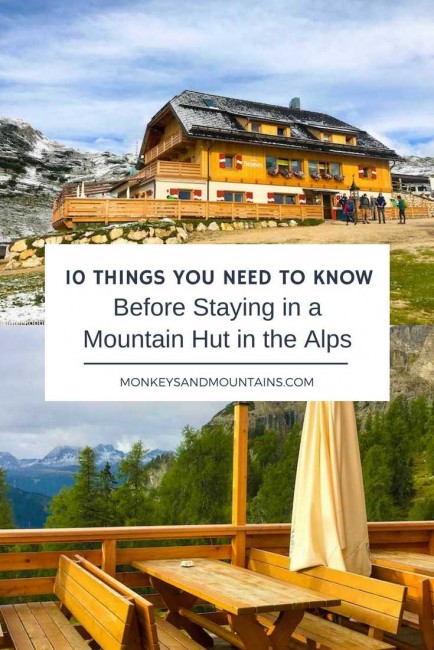 10 Things You Need to Know Before Staying in a Mountain Hut in the Alps