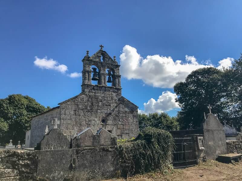 pilgrims will pass many old churches like this one when walking the Camino