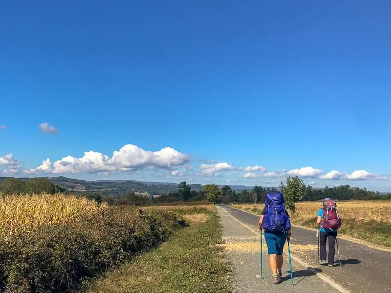 Pilgrims on the Camino de Santiago