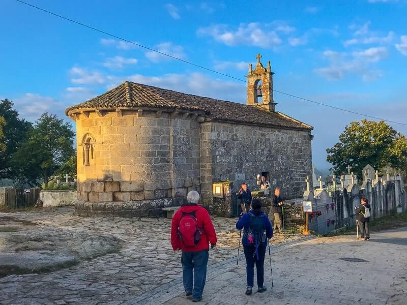 hike by churches and through medieval towns on the Camino