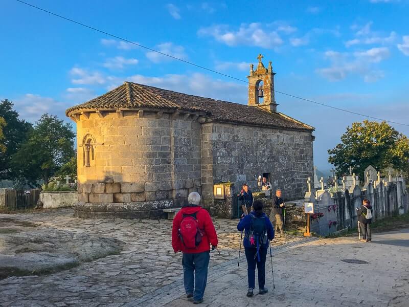 Church on the Camino de Santiago.