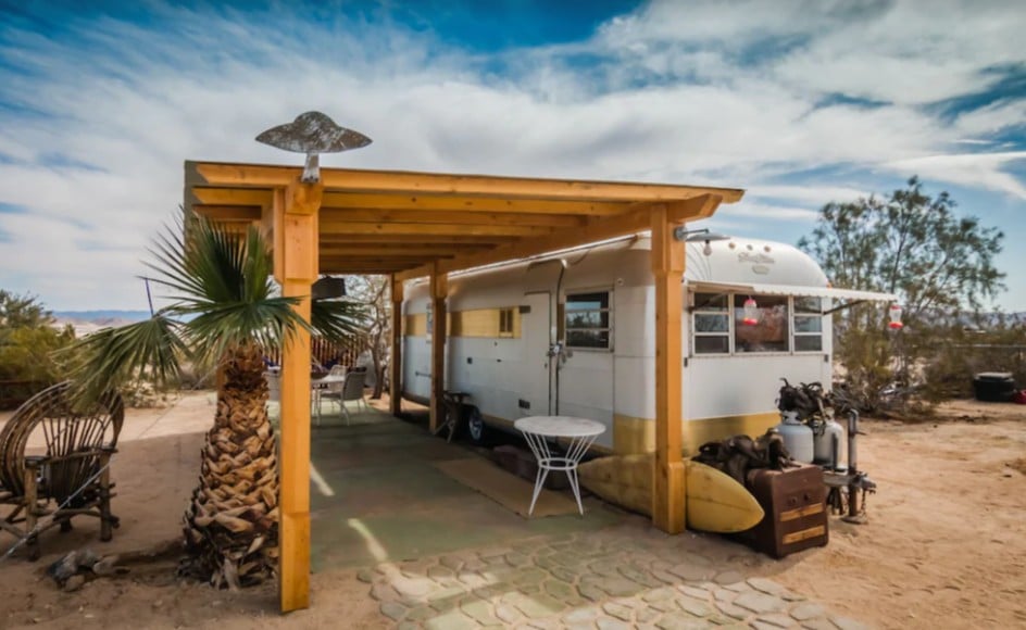 Vintage 1969 Silver Streak Trailer in Joshua Tree