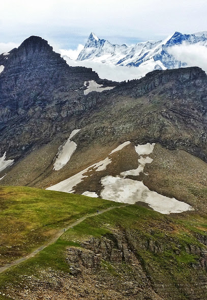 Glacier views from near the summit of the Faulhorn in Swizterland.