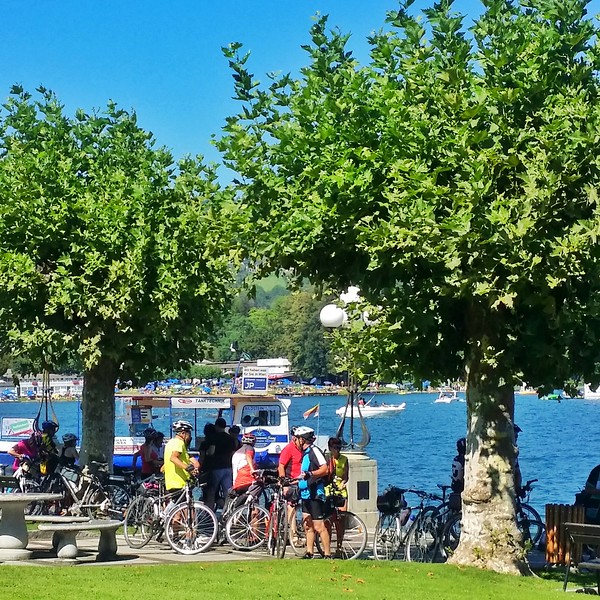 The Wörthersee is a popular cycling destination in Carinthia. 