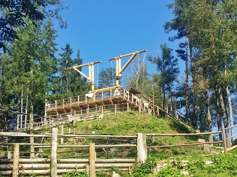 Burgbau is a medieval castle being built only using medieval methods and natural building materials. 