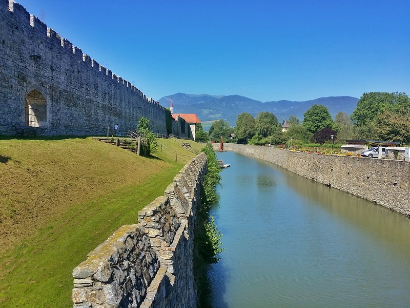 The 820-long metre moat in Friesach is one of the most impressive in Europe.