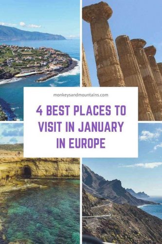 Pin Best Places to Visit in January in Europe