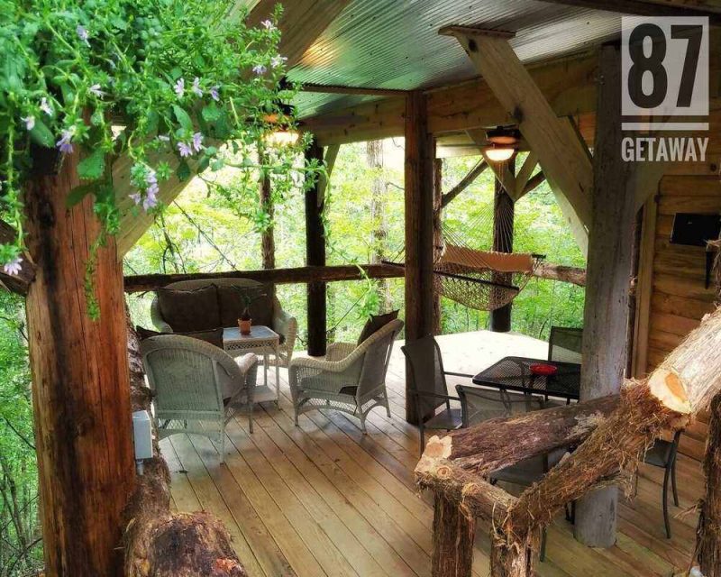 The best part of staying in treehouse rentals is the relaxation that a normal hotel can't offer