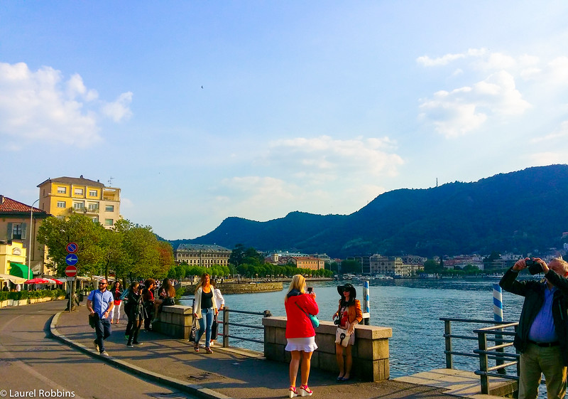 Taking a walk along the lakeshore was one of the highlights of my visit to Como in Italy.