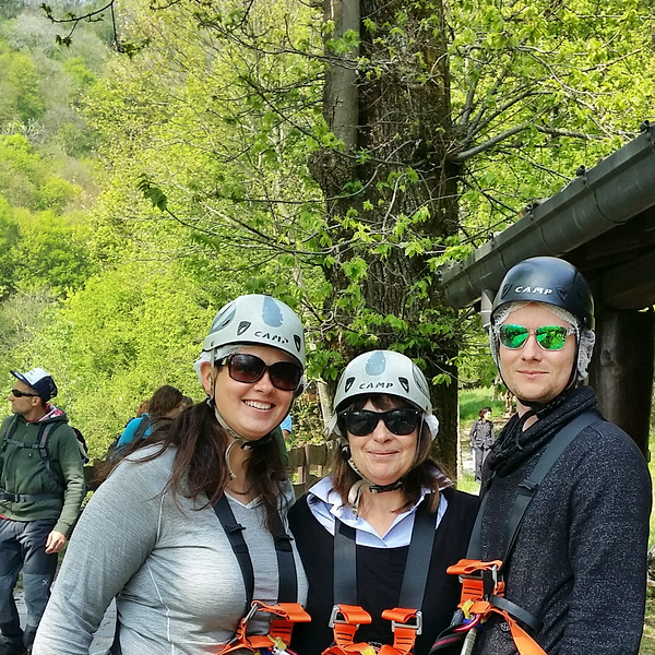 ziplining adventures at Jungle Raider Park Xtreme in Como, Italy