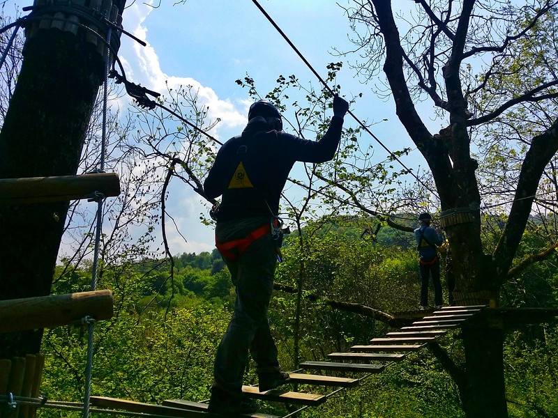 ziplining adventures in Como Italy