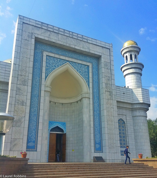 The Central Mosque of Almaty Kazakhstan. It's the largest of the 40+ found in the city.