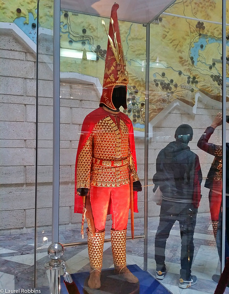 The Golden Man at the Central State Museum in Almaty Kazakhstan