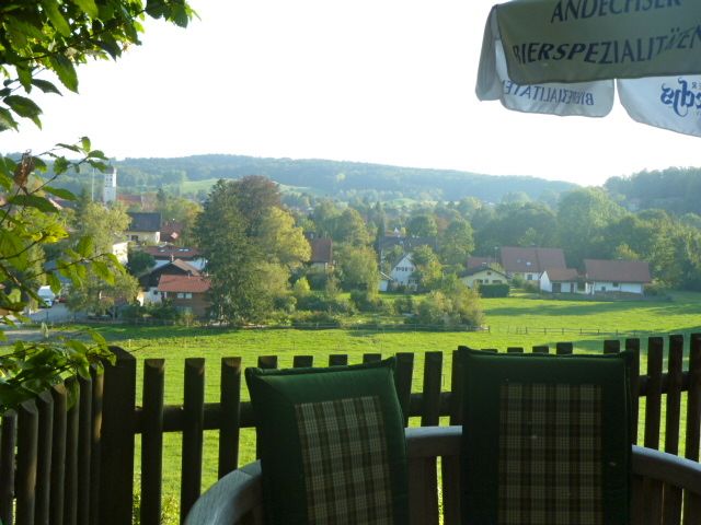 View from the restaurant 