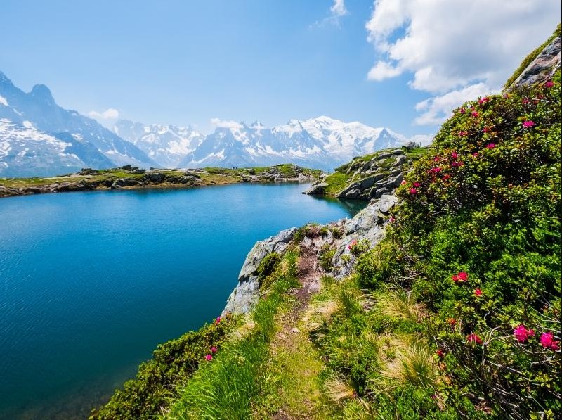 you'll pass Argentière on your self-guided Tour du Mont Blanc hike