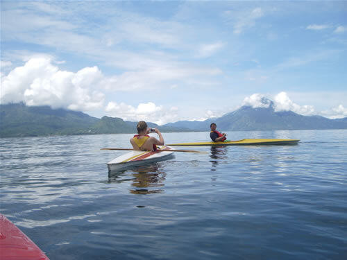 Atitlan_kayaking , adventures in Guatemala 