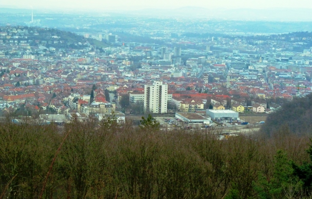 View from Birkenkopf Stuttgart, Germany