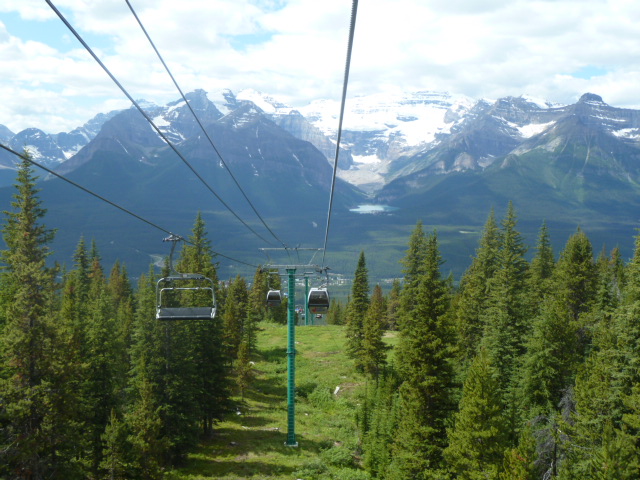 View from Lake Louise Gondola