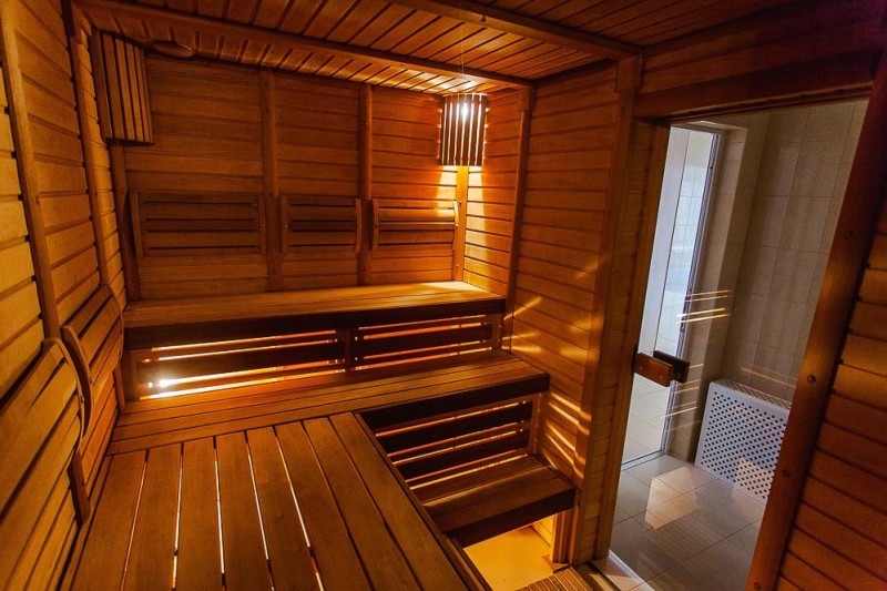 empty sauna