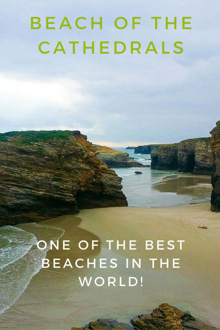 beach of the cathedrals in Galicia, Spain