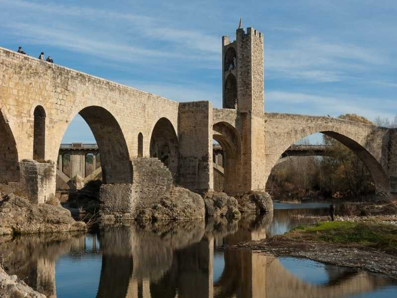 medieval town of Besalu, Catalonia