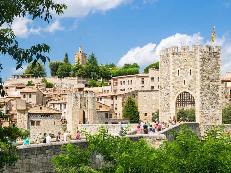 the best way to experience Besalu is on foot