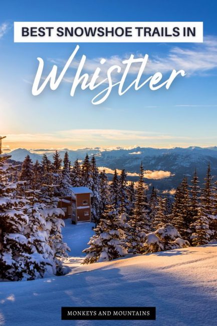 snowshoeing in Whistler