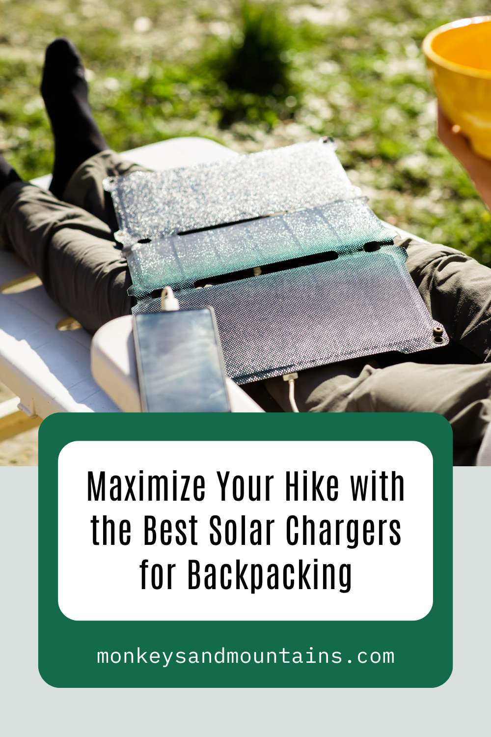 solar chargers for camping and hiking