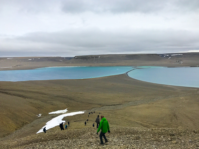 Your Arctic adventure includes hiking opportunities, including hiking on Beechey Island.