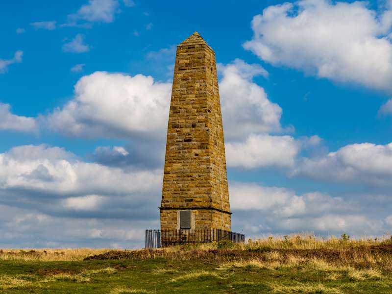 Captain Cook's Monument as seen from Cleveland Way walk