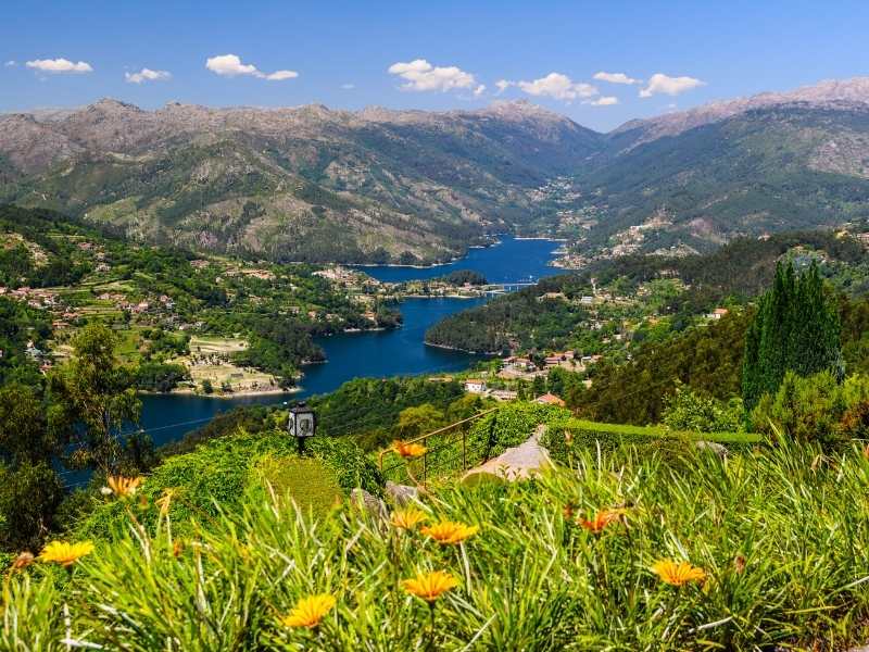 Hiking in Cavado River in Peneda-Geres, Portugal