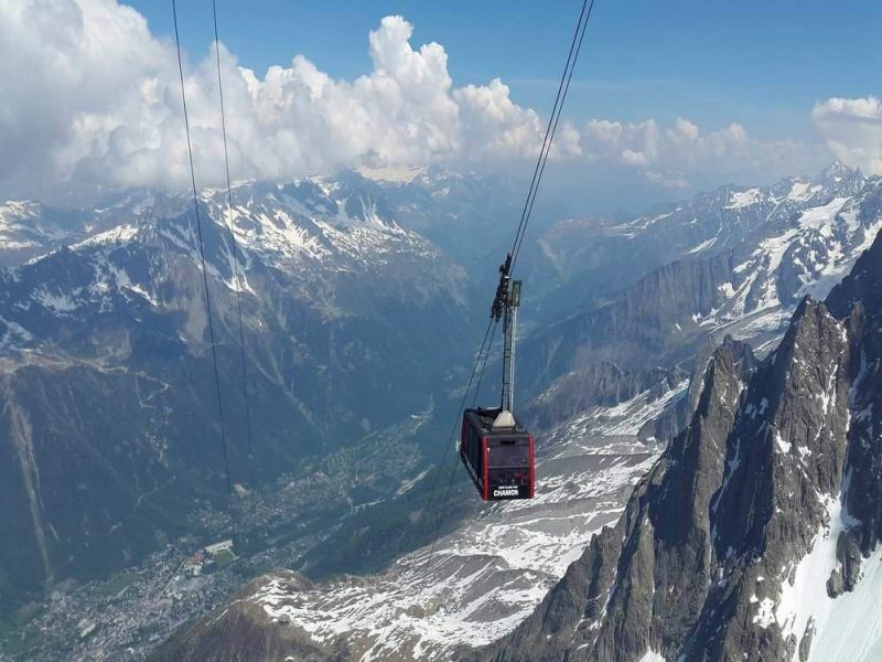 Chamonix offers some of the best advanced skiing in France