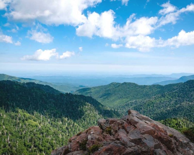 Charlies Bunion is part of the Appalachian Trail and offers amazing views. 