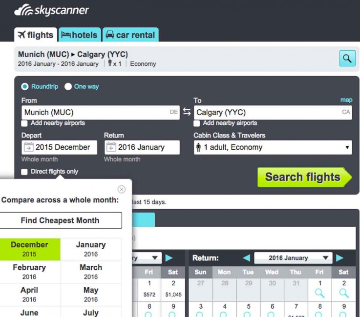 cheap flight tip: be flexible with travel times and dates that you travel