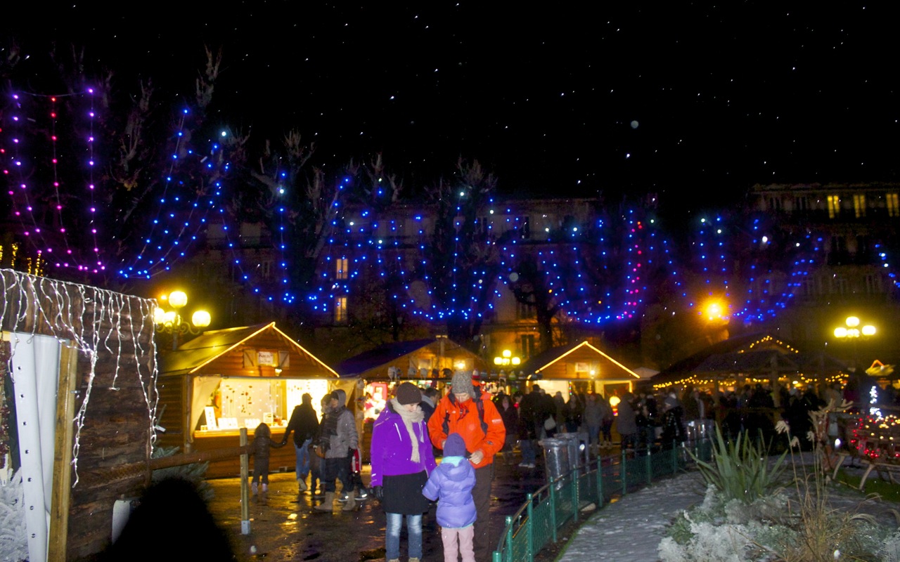 Christmas market in Grenoble France