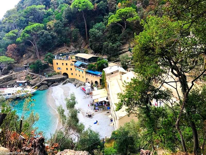 San Fruttuoso Abbey is only reachable by hiking or by boat