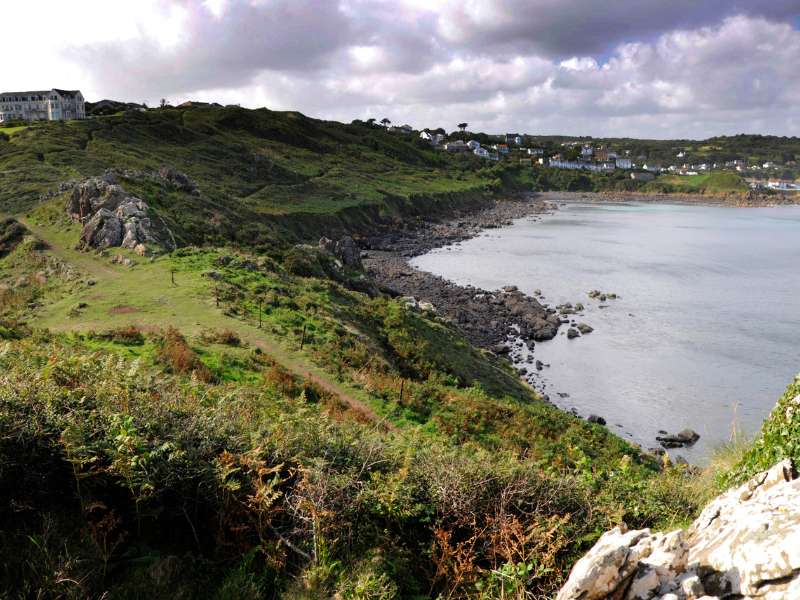 Coverack, one of the walks in the South West Coast path.