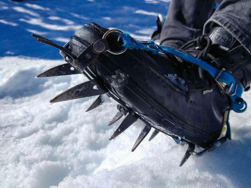 unlike hiking or trekking, mountaineering involves more equipment like crampons