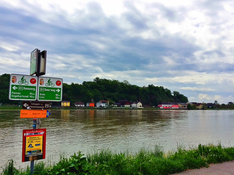 The Danube Cycling Route is well signed and is easy to navigate. 