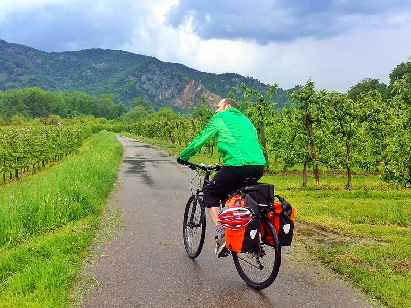 Danube river eurovelo 6 cycle route