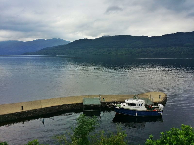 Day 2 Boat at Inversnaid on Loch Lomond