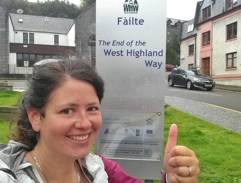 Day 7 End of West Highland Way in Fort William