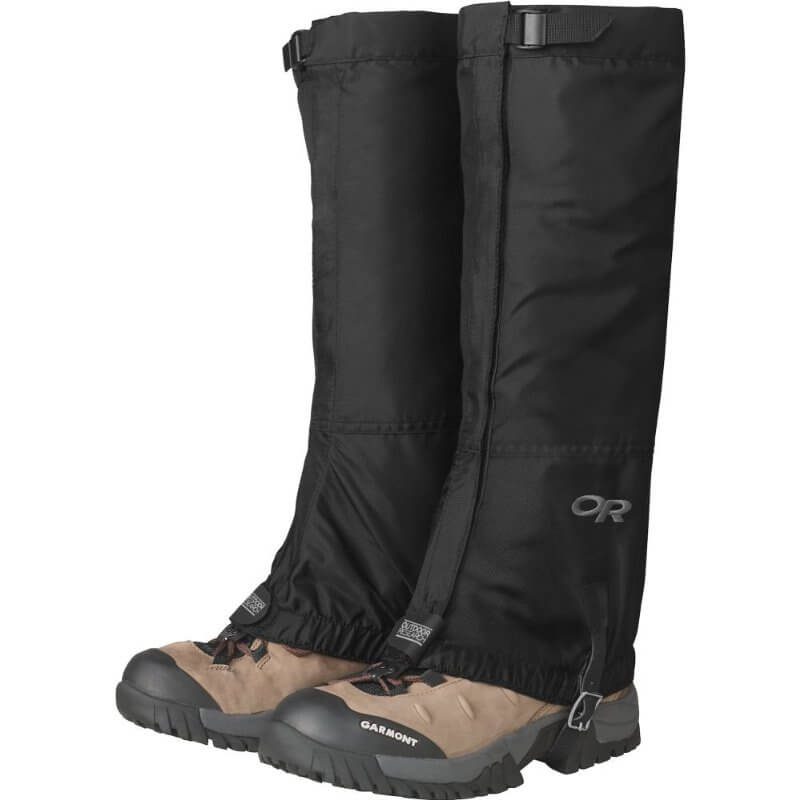 day hiking packing list: gaiters for a mountain adventure