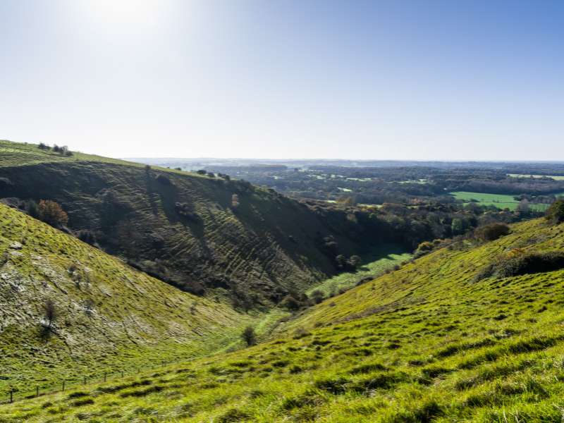 Devils-Kneading-Trough Valley, one of the North Downs Way walks