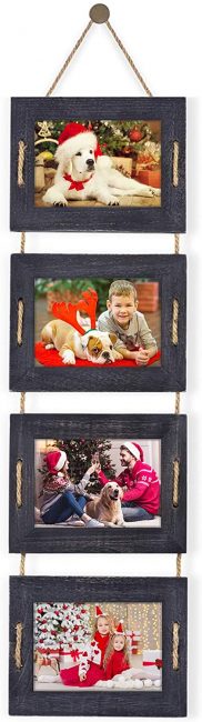 DLQuarts Collage Hanging Picture frame Photo Display - perfect for displaying travel memories.