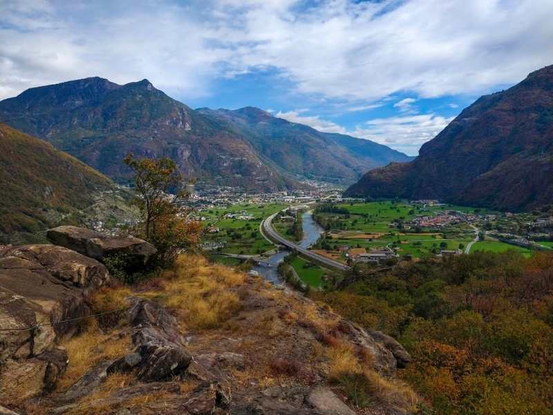 Donnas in the Aosta Valley has great hiking all year long