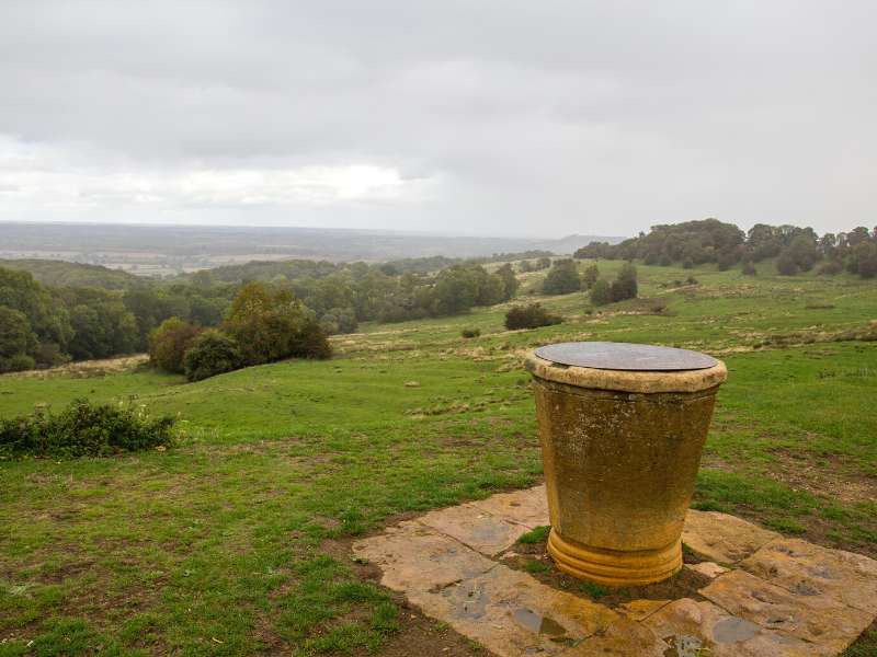 Dover's hill in the Cotswold Way walk