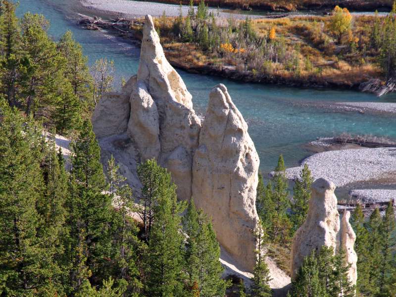 hoodoos in banff