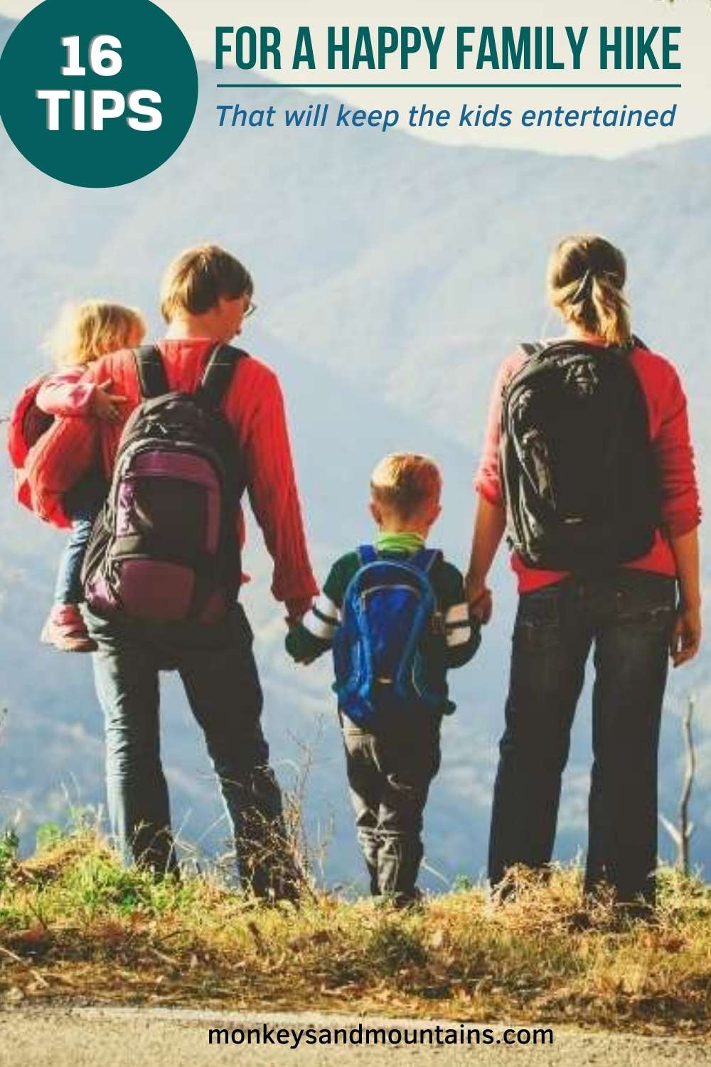 family hike, hiking with kids