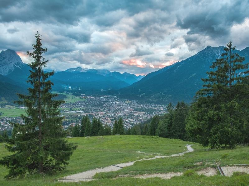 Garmisch-Partenkirchen makes a great base for exploring the German Alps.